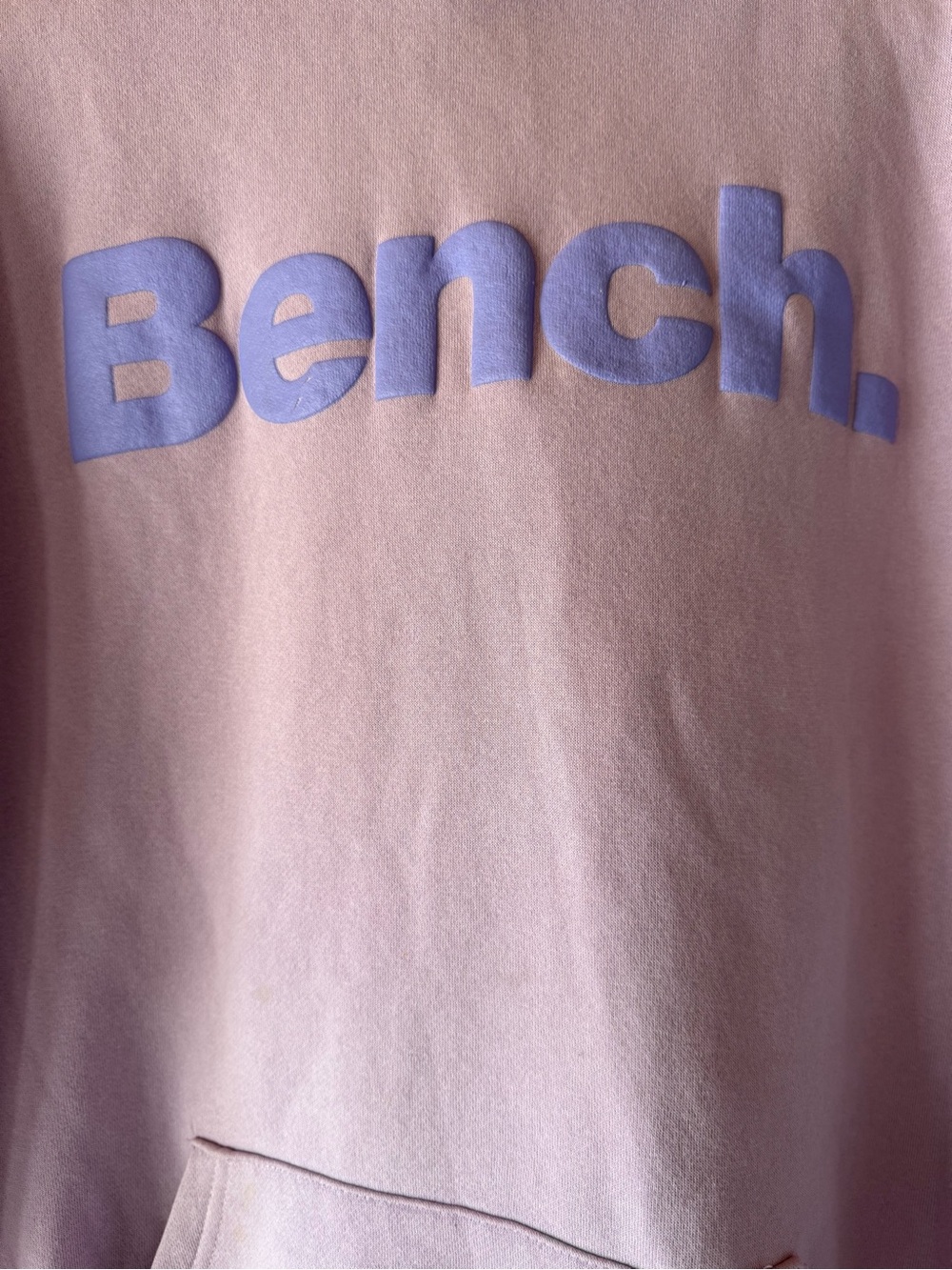 Bench Pink Sweatshirt with Lilac Logo for Kids